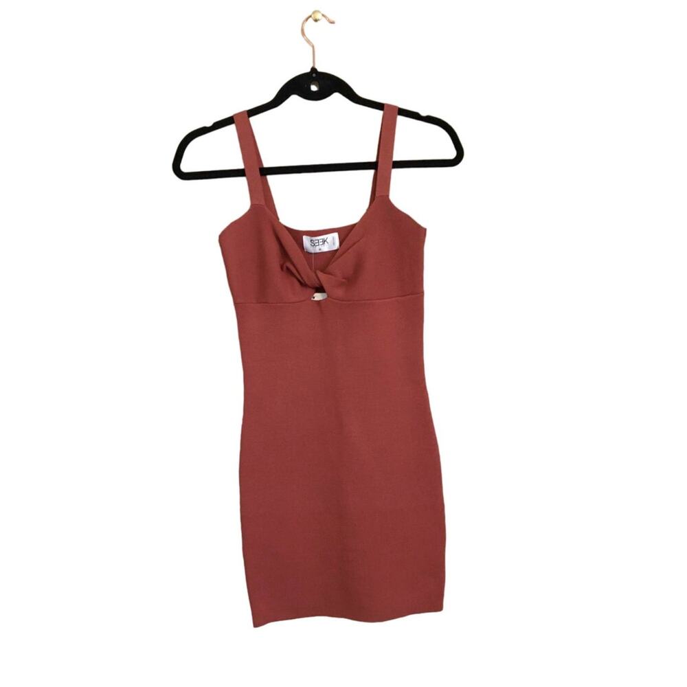 NWT LF Seek The Label Ribbed Stretchy Cutout Mini Dress Size M